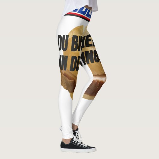 Leberkas - Du bist ned du wenn du HUNGER host レギンス (右)