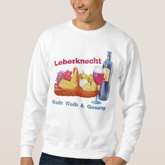 Leberknecht Wein Party スウェットシャツ (正面)