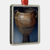 Lebesは幾何学的なパターンと飾りました メタルオーナメント (右)