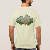 Leblon "Dois Irmheos"シルエット Tシャツ (裏面)