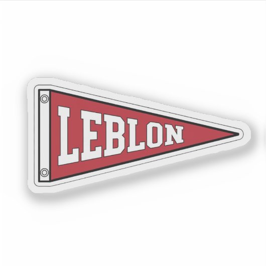 Leblon, Rio de Janeiro pennant シール (正面)