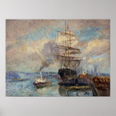 Lebourg – ルーアン港 ポスター (正面)