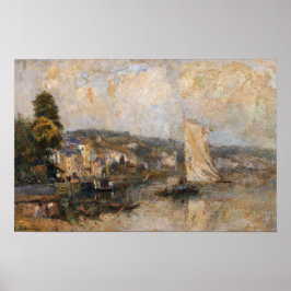 Lebourg - La Bouille周辺のセーヌ川… ポスター