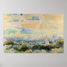 Lebourg - Sketch Of A Village 1915 ポスター