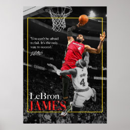 lebron james, NBA, バスケットボール, キング・ジェームズ, ダンクシュート ポスター