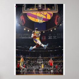 lebron james, nba, basketball, king james, slam du ポスター