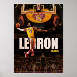 lebron james, nba, basketball, king james, slam du ポスター