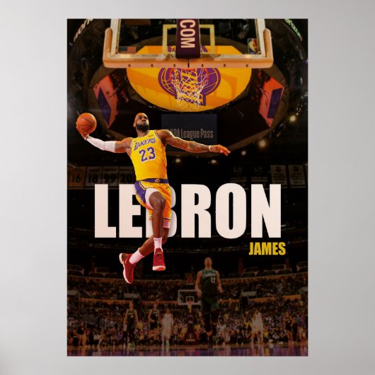 lebron james, nba, basketball, king james, slam du ポスター (正面)