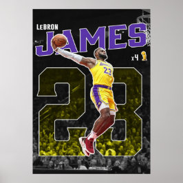lebron james, nba, basketball, king james, slam du ポスター