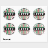 Lecce City Pride Emblem – Italian Identity ラウンドシール (シート)