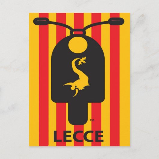 Lecce Scooterはがき ポストカード (正面)