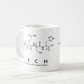 Lechペプチド名mug コーヒーマグカップ (正面左)