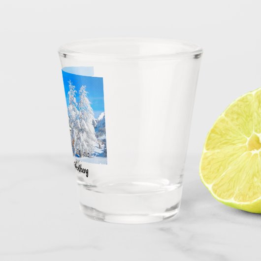 Lech am Arlbergのオーストリアでの冬の土産 ショットグラス (右)