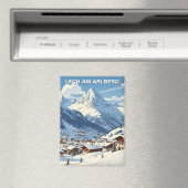 Lech am Arlberg Austria Travel マグネット (インサイチュ (食洗機))