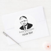 Lech Kaczynski 1949-2010年 ラウンドシール (封筒)