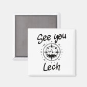 Lech Vorarlberg Comp Ski Vacationでお会いしよう マグネット (正面/裏面)
