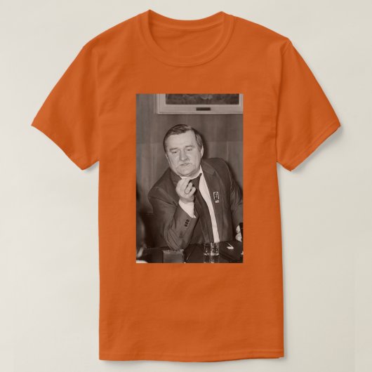 Lech Walesa  Tシャツ (デザイン正面)