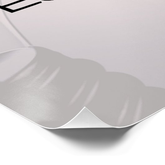 "L'Échec" Affiche Murale Citation Positive ポスター (コーナー)