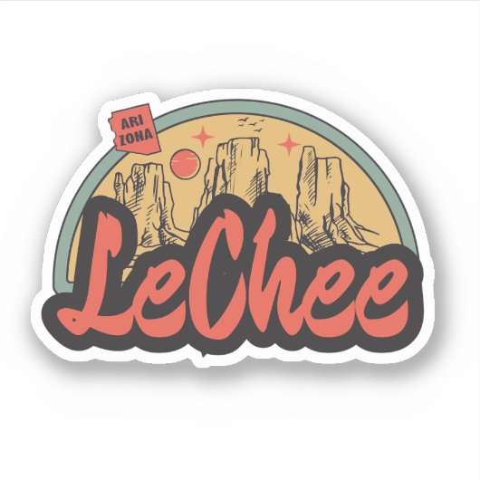 LeChee アリゾナ州 ステッカー シール (正面)