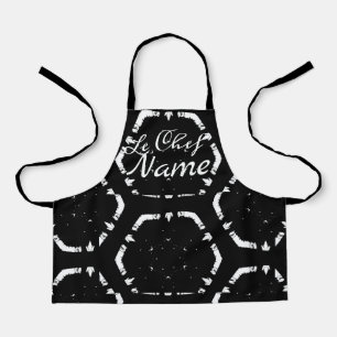LeChef NAME B&W宇宙キッズエプロン エプロン