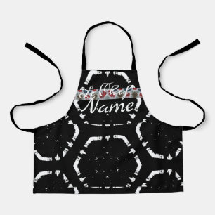 LeChef NAME B&W宇宙キッズ エプロン