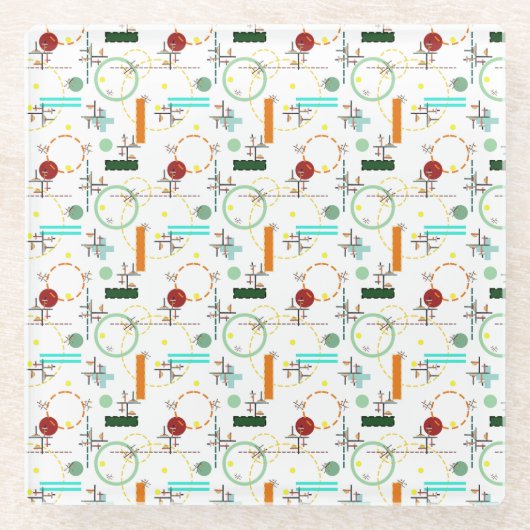 L'Echelle ガラスコースター (正面)