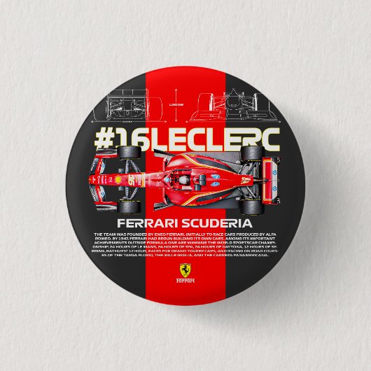Leclerc16 缶バッジ (正面)