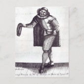 L'Ecole des Maris'のMeliere as Sganarelle ポストカード (正面)