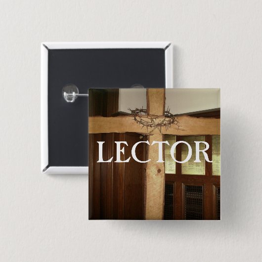 LECTOR 缶バッジ (正面&裏面)