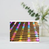 LEDの抽象的概念 ポストカード (スタンド正面)