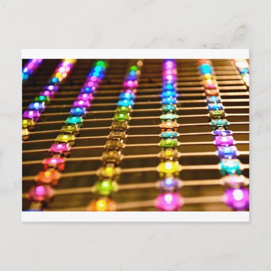 LEDの抽象的概念 ポストカード (正面)