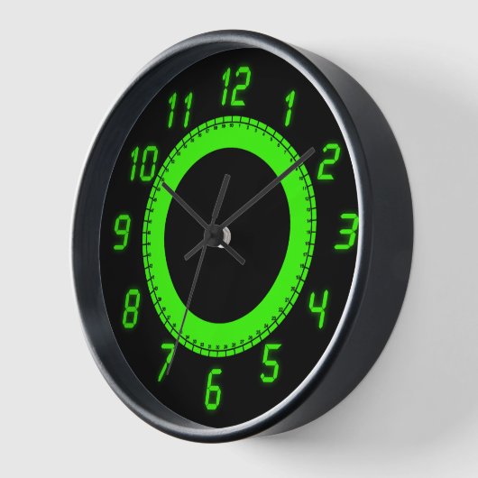 LEDスタイル壁時計 壁時計 (傾斜)