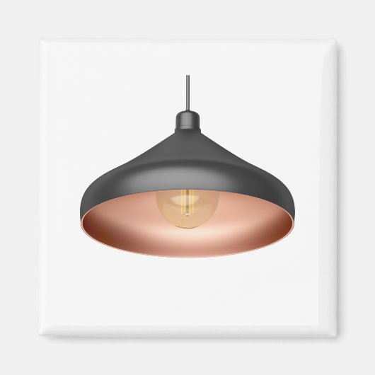 LEDバルブモダン付きペンダントランプ マグネット (正面)