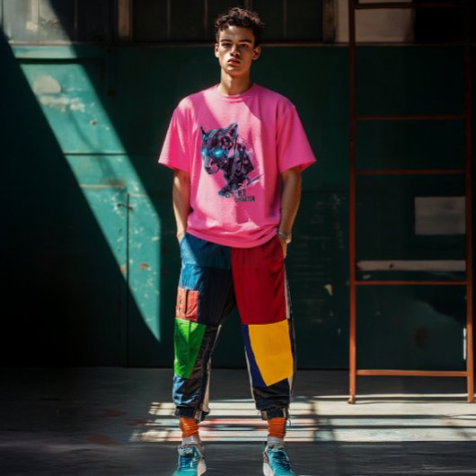 LEDパンサー回路T型 Tシャツ