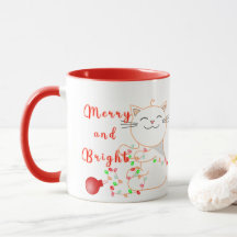 LEDライトで遊ぶハッピー猫 | かわいいクリスマス