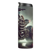 LEDライトを表示する未来的な自動二輪車 タンブラー (回転右)