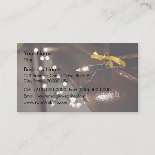 LEDライトストリング 名刺 (正面)