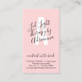 LEDライトセラピー アフターケアガイド 名刺 (正面)
