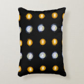 LEDライト、クローズアップ抽象芸術背景。 アクセントクッション (正面(垂直))