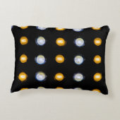 LEDライト、クローズアップ抽象芸術背景。 アクセントクッション (裏面)