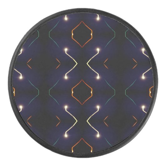 LED抽象芸術 アイスホッケーパック (正面)