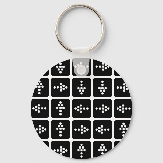 LED矢印（四角） キーホルダー (正面)