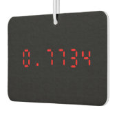 LED電卓こんにちは | 0.7734 カーエアーフレッシュナー (左)