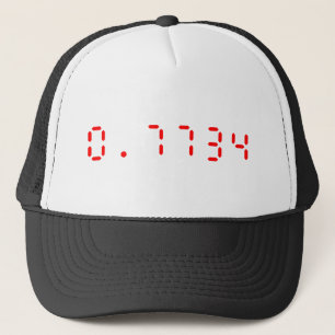 LED電卓こんにちは 0.7734 キャップ