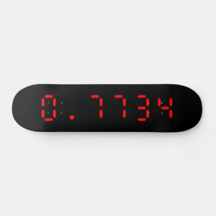 LED電卓こんにちは 0.7734 スケートボード
