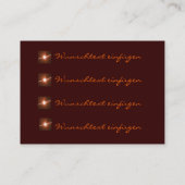 LED bronze 名刺 (裏面)