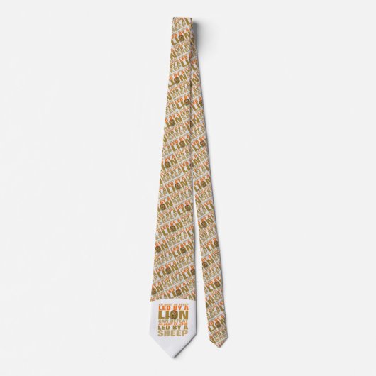 Led By A Lion ネクタイ (正面)