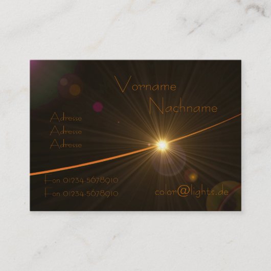 LED Effects 名刺 (正面)