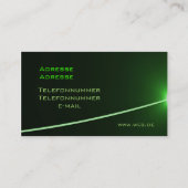 LED green 名刺 (裏面)