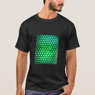 LED-GREEN-LIGHT948ディスコボール緑色のネオンライトF Tシャツ